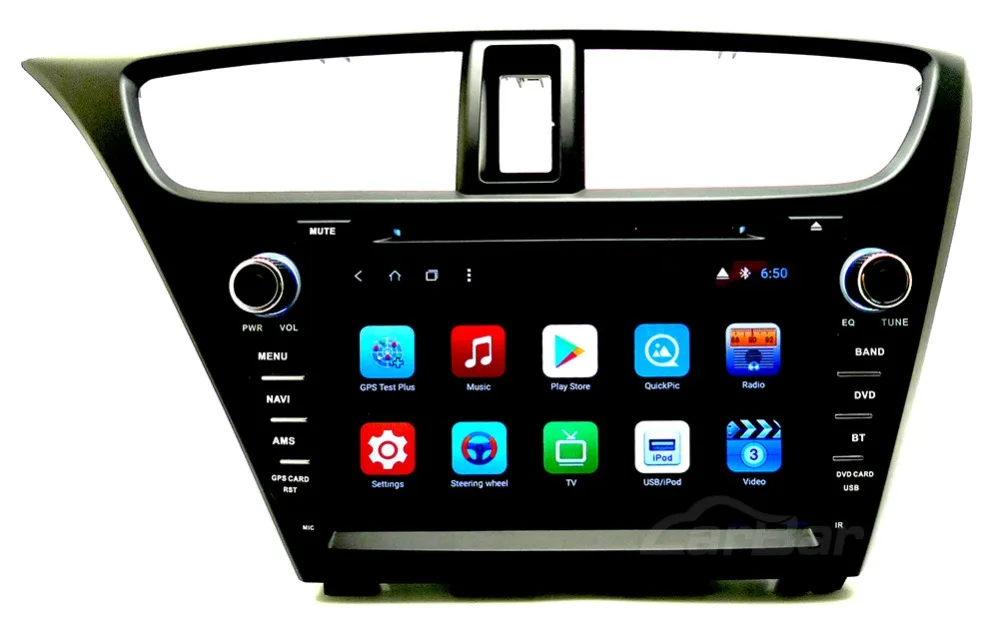 8 &quotHD 1024*600 четырехъядерный Android 6 0 Автомобильный DVD Радио GPS навигационный плеер