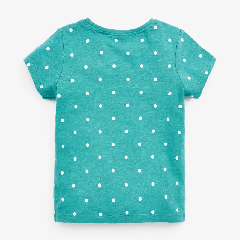 Little maven 2024 Cotton T-shirt Short Sleeves Summer Clothes with Little Bees Lovely for Baby Girls Kids 2 to 7 year 4