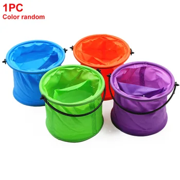 

Washing Bag Travel Kitchen Camping Fishing Outdoor Camping With Compartment Tools Portable Ergonomic Folding Bucket Bathroom