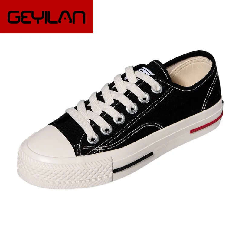 

Women Casual Shoes Vulcanize Sneakers High Quality Flat Canvas Shoes Rubber Sapatillas Mujer Shoes