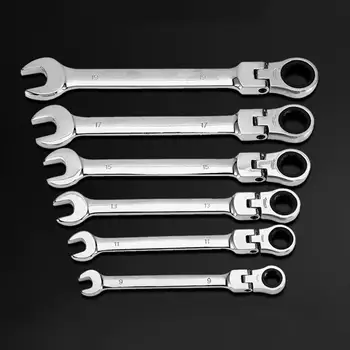 

Car Wrenches Set Ratchet Key Set 12pcs Spanners Tools Set Universal Wrench Car Repair Flexible Head Ratcheting Wrench Hand Tools