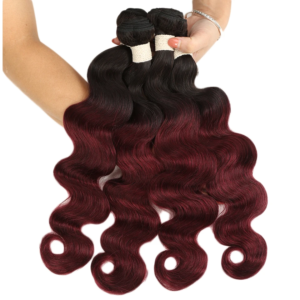 Rebecca Ombre Brazilian Body Wave 1/3 Bundles Two Three Tone Remy Human Hair Bundles Deals 1B/4/27/30/99J/613 Blonde Rebecca Ombre Brazilian Body Wave 1/3 Bundles Two Three Tone Remy Human Hair Bundles Deals 1B/4/27/30/99J/613 Blonde