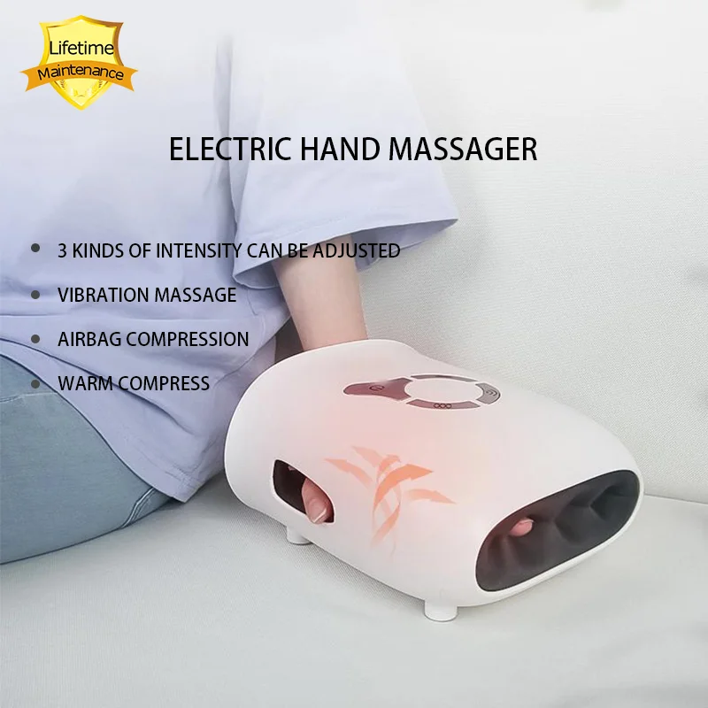 Wireless Hand Massager Electric Airbag Heating Massage Portable Hand Beauty Care Tool wireless smart heating gloves winter appliances to keep hand warmers office riding gadgets to keep warm usb warmer