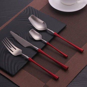 

Spklifey Cutlery Set 304 Stainless Steel Cutlery Set Knife Fork Spoon Teaspoon Flatware Gold Kitchen Dinner Set Drop Shipping