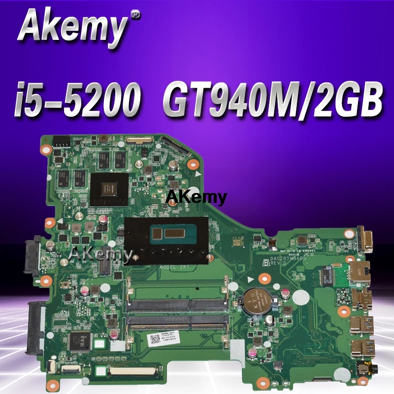 For Acer Aspire E5-573G E5-573 Motherboard I5-5200U GT940M DA0ZRTMB6D0 Mainboard