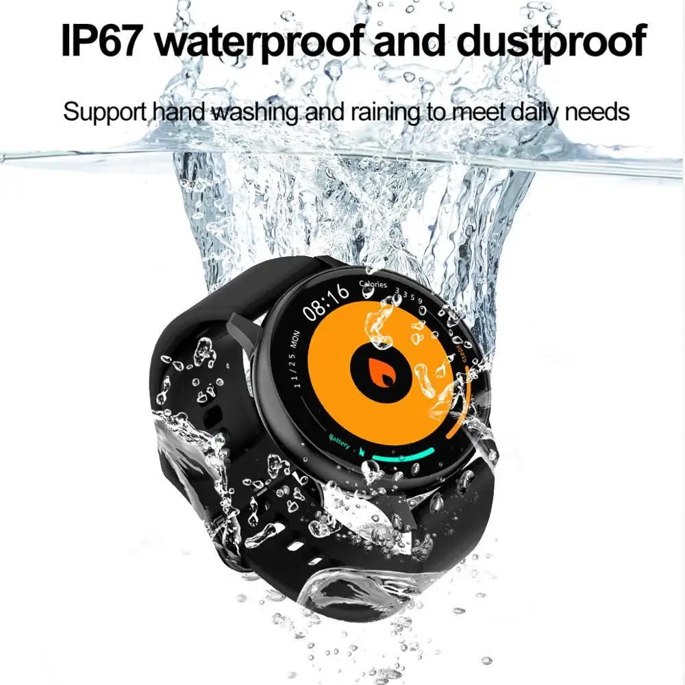 US $29.89 Geartronics DT88Pro Smart Watch Touch Screen Smartwatch Heart Rate Intelligent Fitness Tracker Sports Fashion Watches Men Women