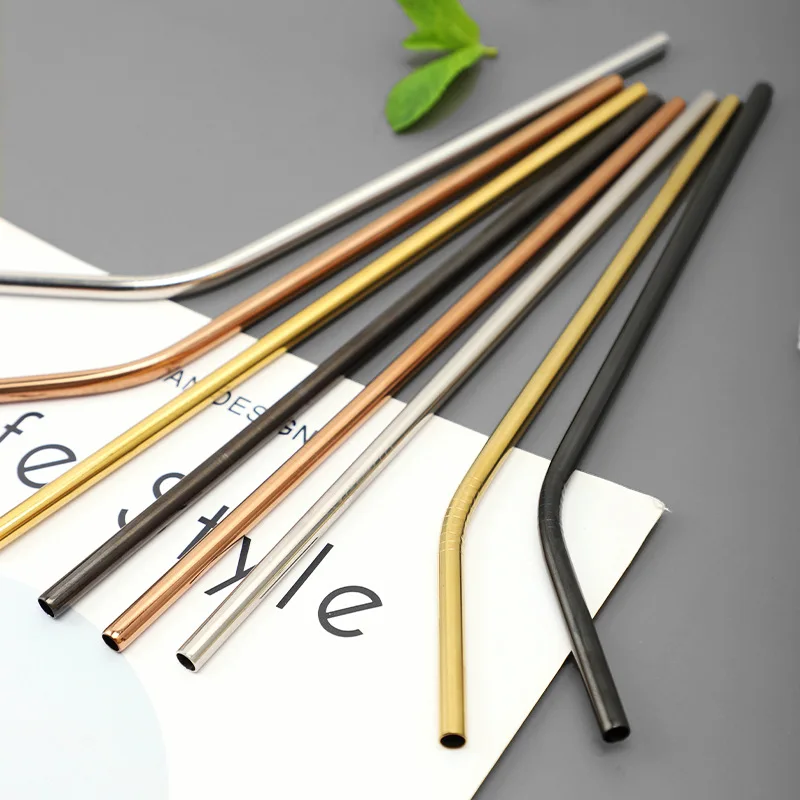 Reusable Metal Straw for Tumblers, Bubble Tea Straw Cover Cap, Party Supplies, Wedding Supplies