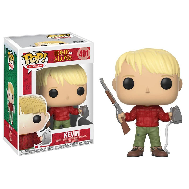 Экшн-фигурки из винила Funko POP HOME KEVIN 491 # коллекционные модели игрушки для детей