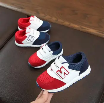 

Brand Autumn Spring Boys Girls Fashion Sneakers Baby Toddler Kid Soft Leather Trainers Children School Sport Shoes