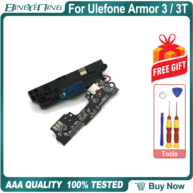 100% Новый оригинальный для Ulefone Armor 3/3T USB плата с зарядным портом громкий динамик