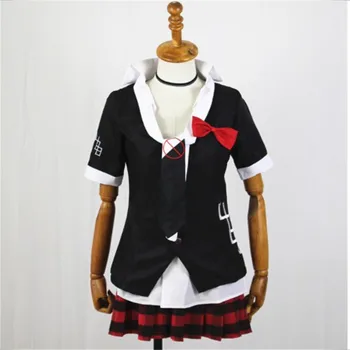 

Danganronpa 3 cosplay Anime heroine Enoshima Junko Two style skirts Full set of clothing And pink wig props lady show costume