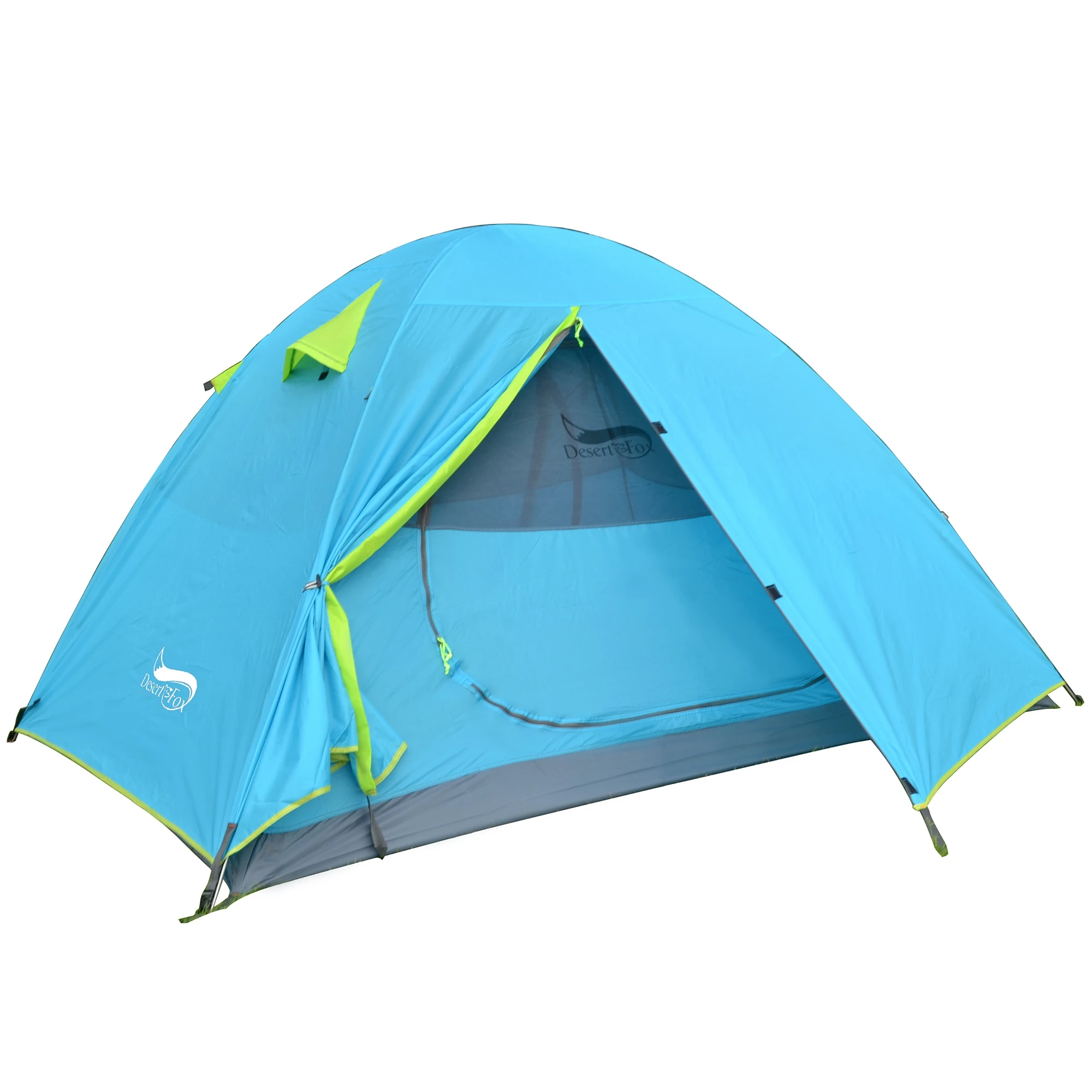 2 person tent blue