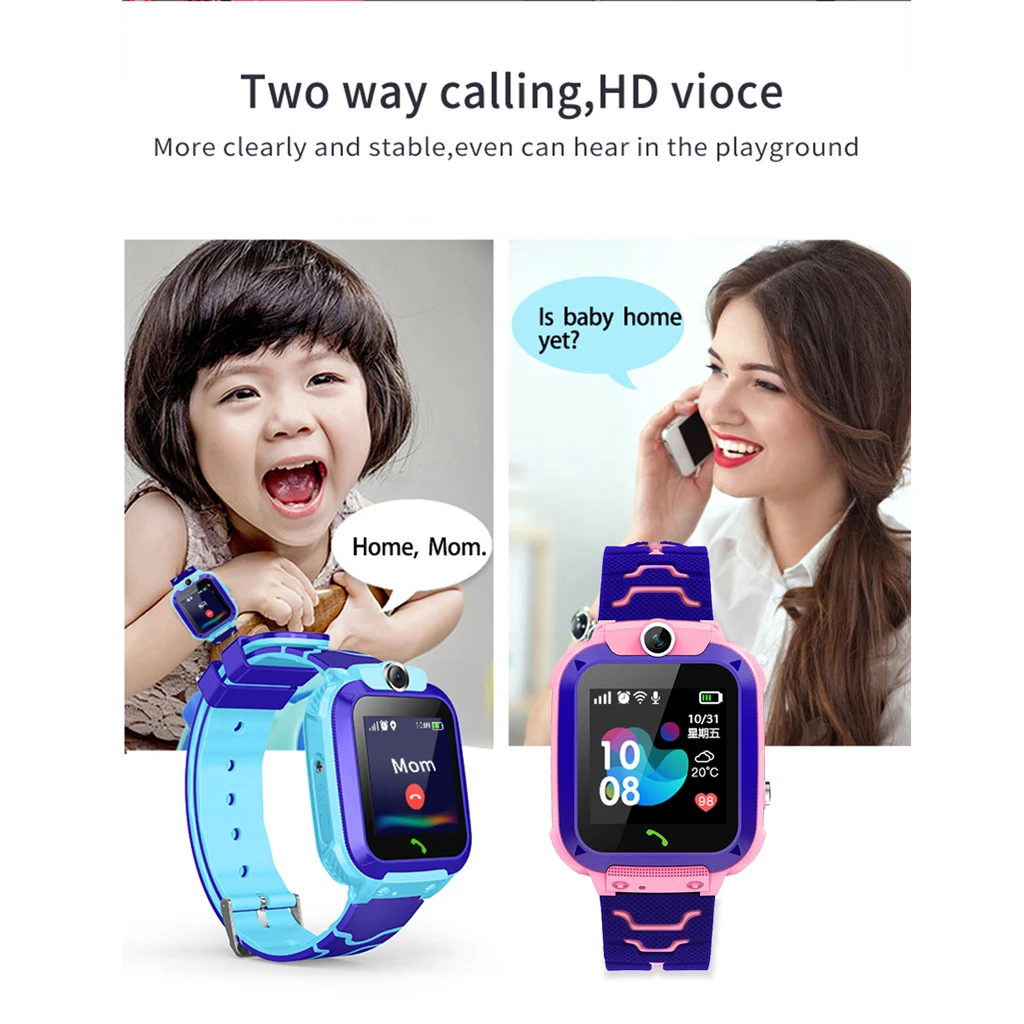 Водонепроницаемые детские наручные Смарт-часы gps Antil-lost Smartwatch Детские 2G sim-карты часы расположение вызова телефон слежения