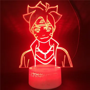 

Japanese Anime Naruto Uzumaki Naruto 3d Night Lamp for kids Bedroom Nightlight Best Birthday Gift Child Bedside Led Night Light