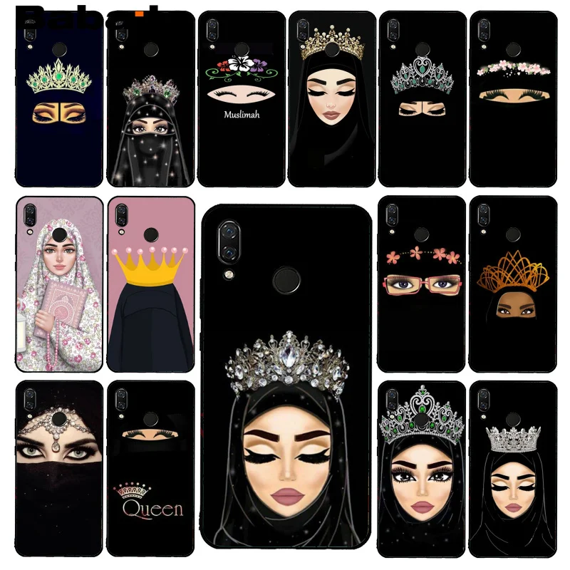 

Babaite Woman Hijab Face Muslim Islamic Gril Eyes Phone Case for Xiaomi Redmi4X 6A S2 Go Redmi 5 5Plus Note4 Note5 7 Note6Pro