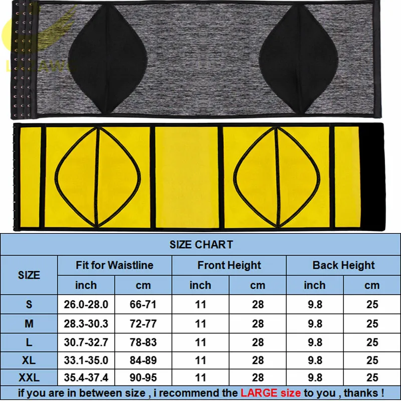 LAZAWG поясной Триммер ремень горячий тренировочный потение пояс жиросжигатель пояс для похудения талии формирователь тела тонкий животик контроль Корректирующее белье