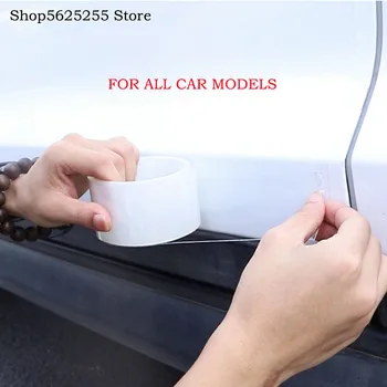 

Car Sill Strip Anti-stepping Bumper Invisible Transparent Protective Film Door Edge Crash Strip For Mazda CX3 CX-3 2016-2019