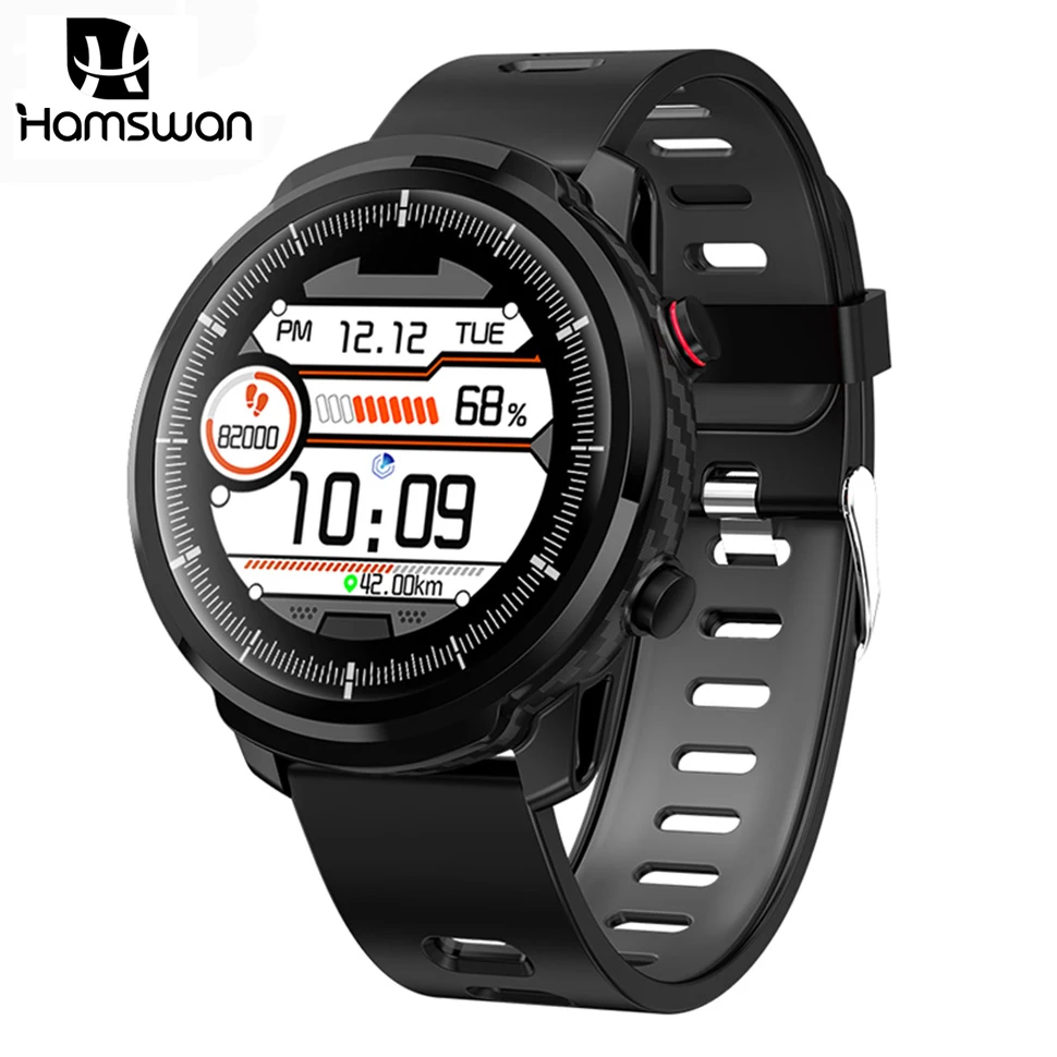 

Hamswan S10 Sport Smart Watch Full Touch Heart Rate Blood Oxygen Monitoring Weather Forecast Waterproof Smartwatch For Women Men