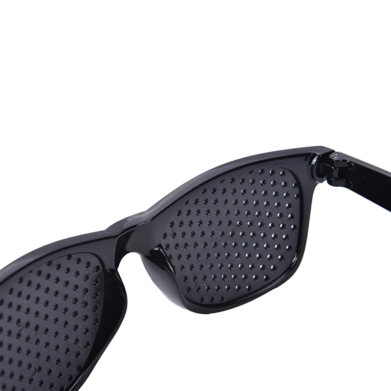 HNKMP Black Unisex Vision Care Pin hole Eyeglasses Glasses Eye Exercise Eyesight Improve plastic High Quality And Inexpensive
