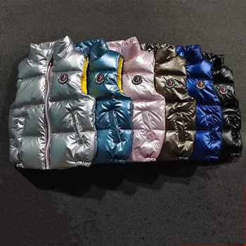 

Children's Winter Vest 2020 New Kids White Down Jacket Boys Winter Clothing Girls Waistcoat thickened jacket Boy Jacket Vest