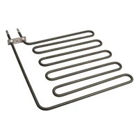 2500W 220V 5U Oven Heater Element Sauna Heating Element,Green 304SUS Straight Heater Pipe,Tubular Air Heater by Annealing 2