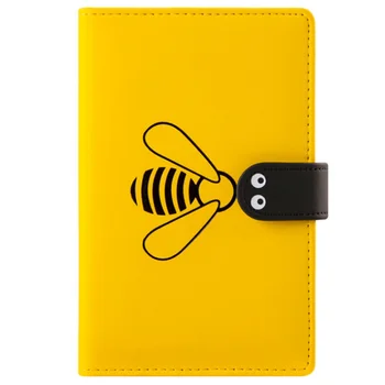 

Weekly Grid Diary Notebook Cute Bee Monthly Note Book Wonderful Travel Handbook