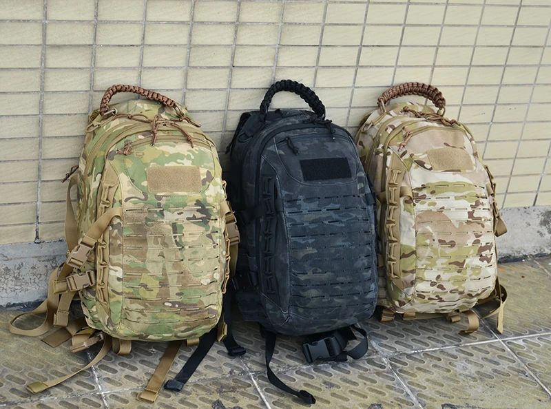 Тактический рюкзак лазерная резка Molle PALS сумка MultiCam 25L Спортивная Сумка военный рюкзак походные уличные сумки EDC Тактические шестерни