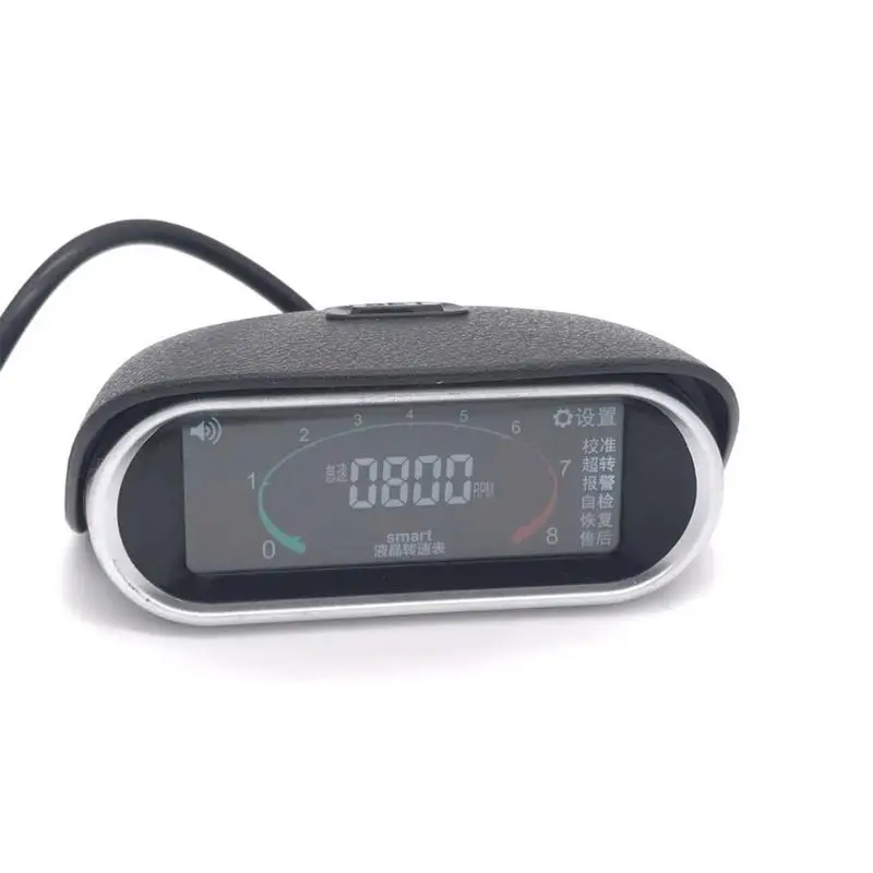 Car LCD Tachometer Digital Display Engine Tachometer DC 9-36V 50 To 9999 RPM A6HE Car LCD Tachometer Digital Display Engine Tachometer DC 9-36V 50 To 9999 RPM A6HE