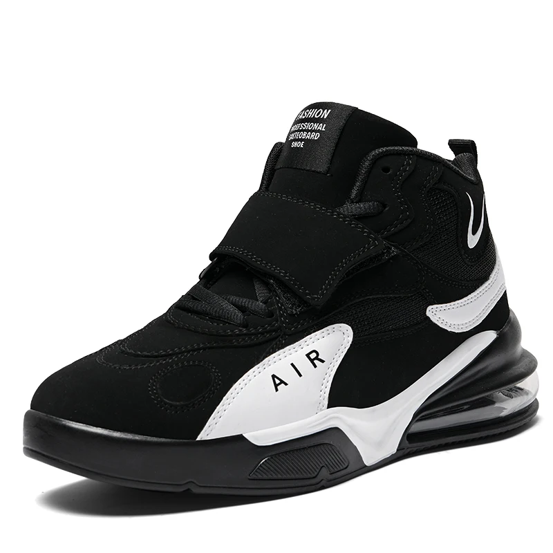 

Mens Basketball Boots Fashion Sneakers Air Cushion Winter Warm Fur Inside Shoes Outdoor Comfortable Casual Sneakers High Top