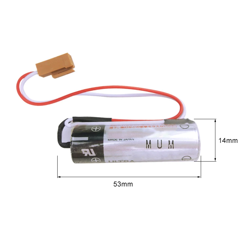 10 шт. оригинальная ER6V/3 6 V для Mitsubishi M70 M60 PLC батарея ER6VC119A ER6V119B 3 литиевая TOSHIBA
