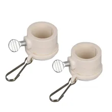 Флагшток Монтажное кольцо с зажимом-вращающийся Flapole Монтажные кольца с металлическими зажимами " Диаметр(2 шт