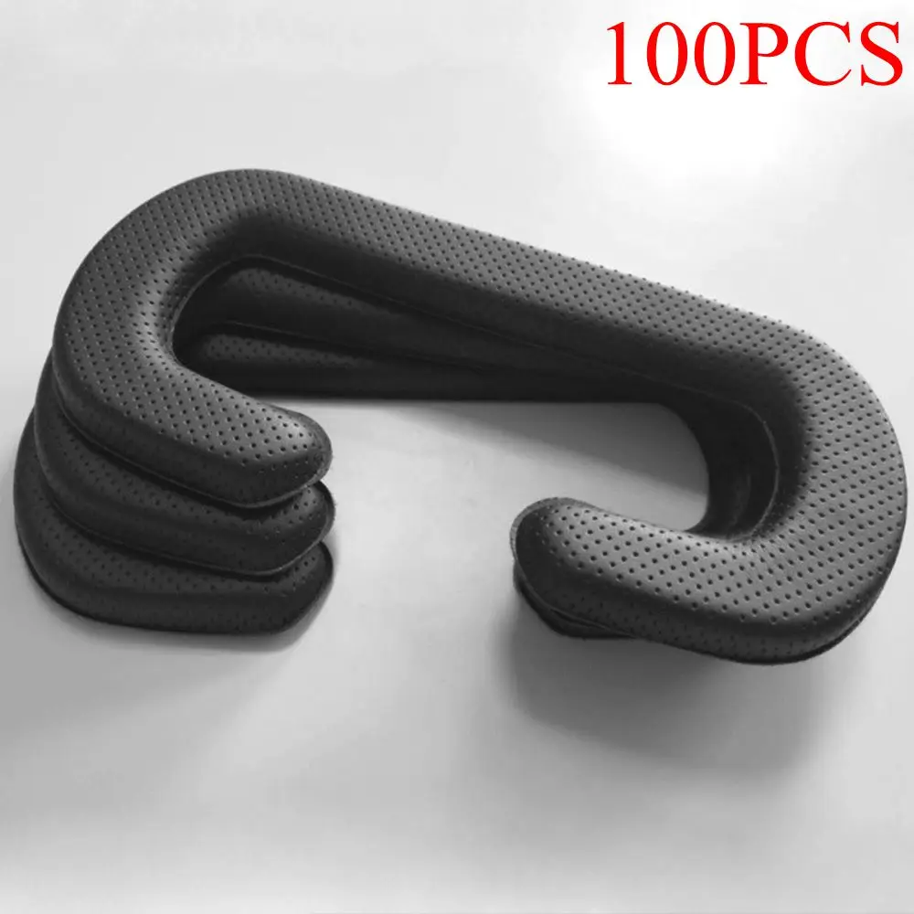 

100PCS 10mm Face Cushion Foam Cover Mat Eye Mask Replacement for HTC Vive VR Glesses Easy clean 21*11cm