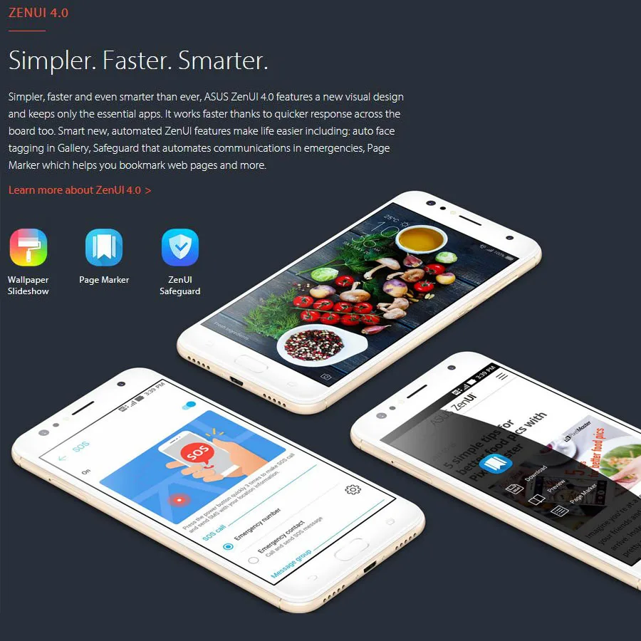 ASUS ZenFone 4 смартфон с 5 дюймовым дисплеем восьмиядерным процессором ОЗУ Гб ПЗУ 64 ГБ