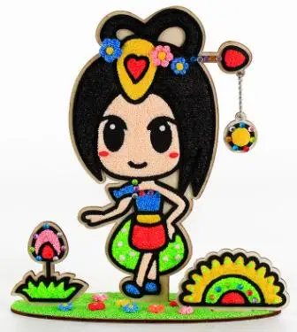Pearl painting art paper with 10colors bottle Pearl for children drawing toys cartoon Pearl painting for kindergarten art - Цвет: 32