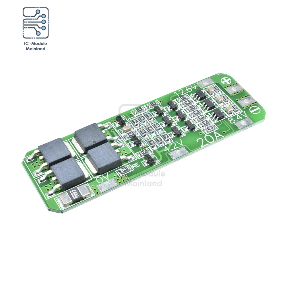 Защитная плата BMS 3S 12 6 в 20 А для литий-ионных и литиевых батарей 18650 PCB PCM зарядки