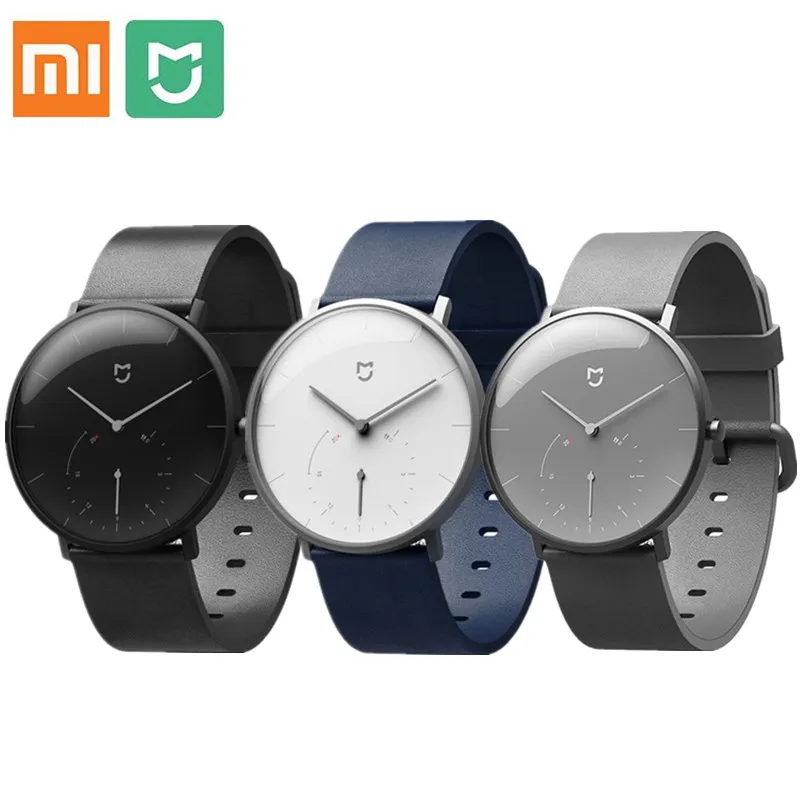 Оригинальные умные кварцевые часы Xiaomi Mijia водонепроницаемость 3 АТМ шагомер Bluetooth
