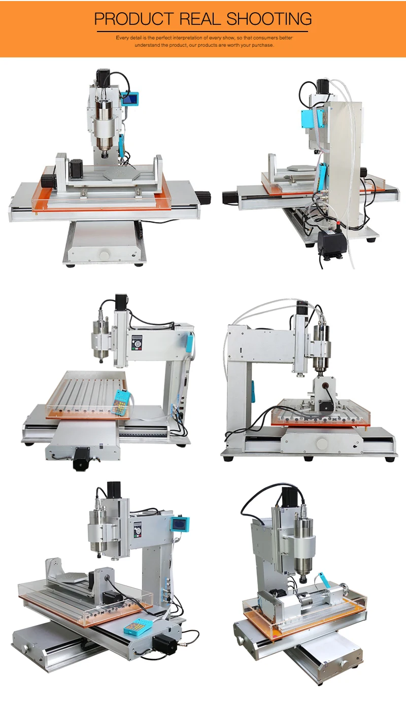 LY CNC 6040 вертикальный фрезерный станок для дерева 3-5 оси 1500 Вт Шпиндельный мотор типа колонны мини-фрезерный станок для металла