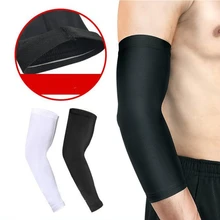 1 шт. спортивные рукава дышащие быстросохнущие УФ-защита для бега баскетбольные налокотники велосипедные гетры для рук фитнес-нарукавники