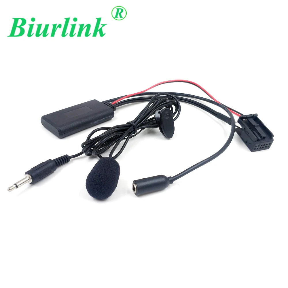 Автомобильный Кабель для микрофона Biurlink съемный кабель Ford 6000CD 12Pin AUX 3 5 мм 150 см|usb in