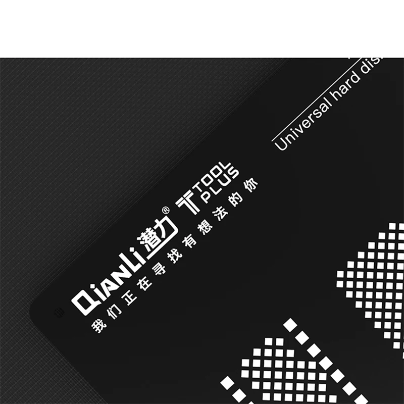 Qianli 2D/3D Черный BGA Reball ing трафарет для iPhone 6/7/8/x/xs/11 hdd nand жесткий диск Олово Шаблон BGA Reball паяльная пластина
