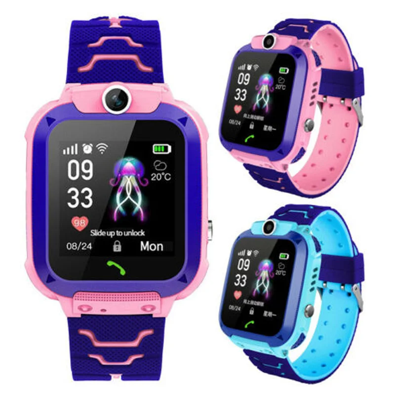  Smart Uhr GPS GSM Locator TouchScreen Tracking SOS Wasserdichte Armband für Kinder GDeals