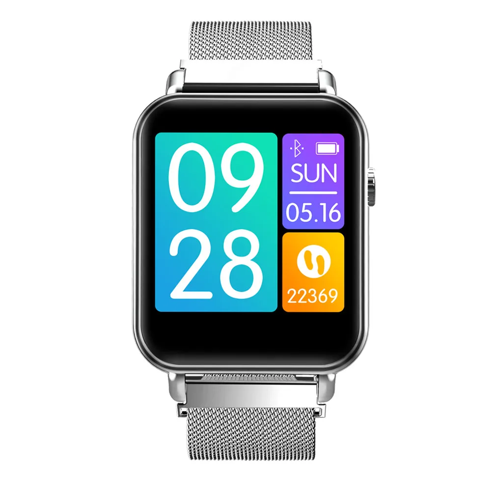  Robotsky Y6 pro Smart Watch Fitness Tracker Heart Rate Blood Pressure Smart Bracelet Waterproof Spo - 4000132641083