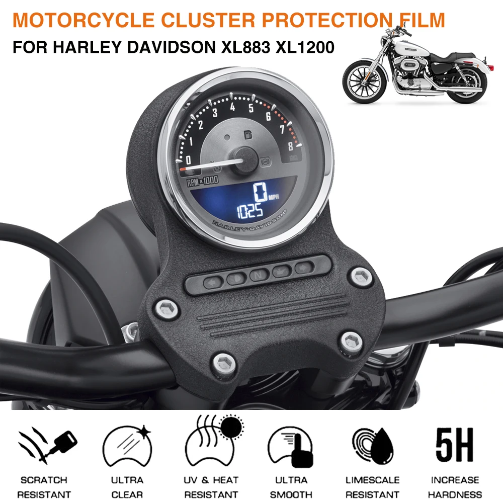 Motorcycle 67% OFF of fixed price Cluster Scratch Protection Film Screen Bombing new work For Protector