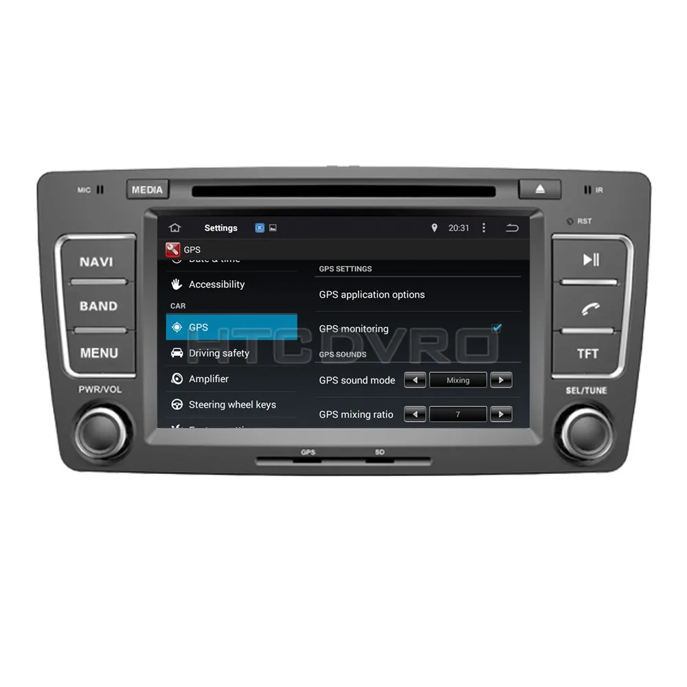 YMODVHT 7 дюймов 4G Восьмиядерный Android 9 0 1 Автомобильный DVD плеер для Skoda Octavia 2013 GPS авто