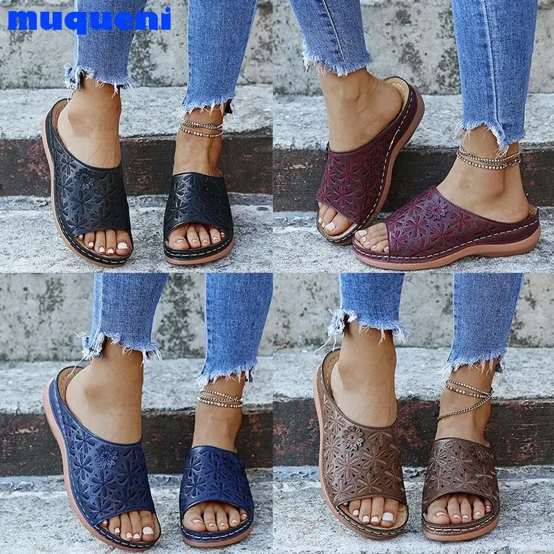 2021 Summer Women Wedge Sandals Premium Orthopedic Open Toe Sandals