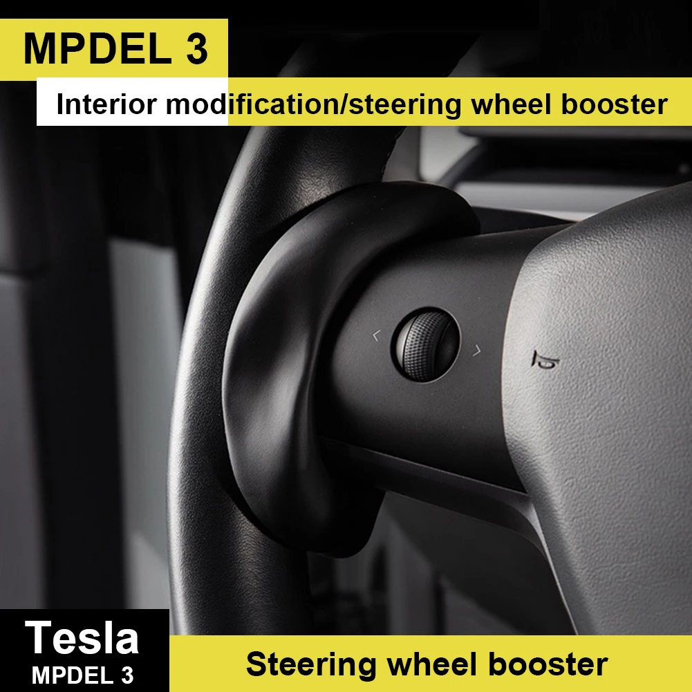 

Car-Tesla Steering Wheel Booster Auto Steering Wheel Auxiliary Booster Car Assisted Driving AP Aid Control Handle -Model 3 Y X S