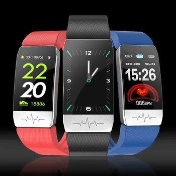 

T1s Smart Watch Body Temperature Heart Rate Monitor Fitness Watch ECG Music Control Sport Smartwatch Men Women 2020 New