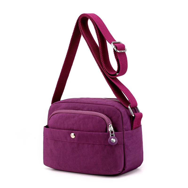 Women Fashion High Quality Nylon Shoulder Bag for Femal Purse Small Women's Crossbody Shoulder Bag Handbag Messenger Bag