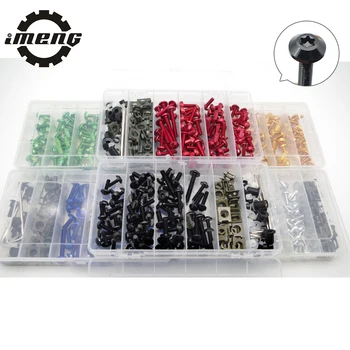 

Motorcycle Sportbike Fairing Bolt Kit Motorbike Screws Nuts for YAMAHA cygnus dragstar 650 dt 125 exciter 150 fazer fz6 fjr1300