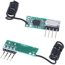 433mhz rf sem fio módulo transmissor e receptor kit 2.0v-5.5v 433mhz sem fio para arduino raspberry pi/braço/mcu wl kit diy